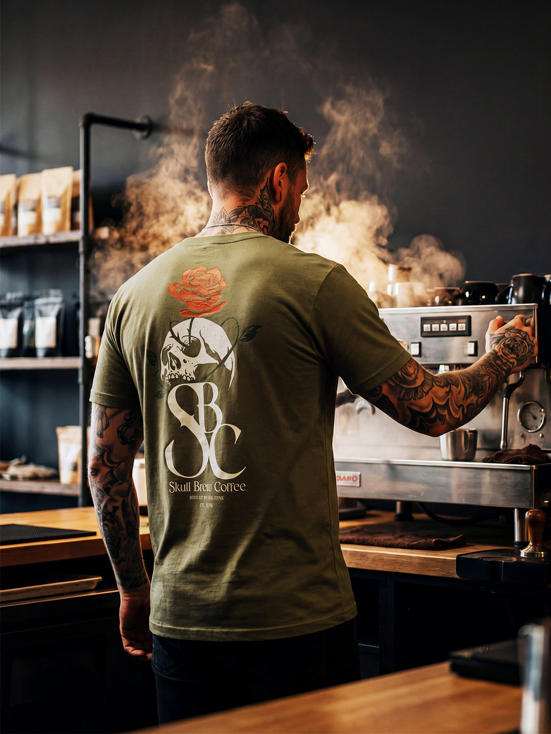 Image of SBC Reaper Rose Tee // Olive | SOLD OUT