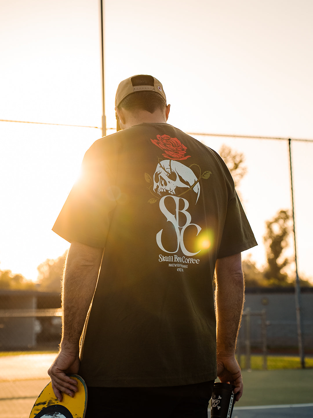 Image of SBC Reaper Rose Tee // Olive | SOLD OUT