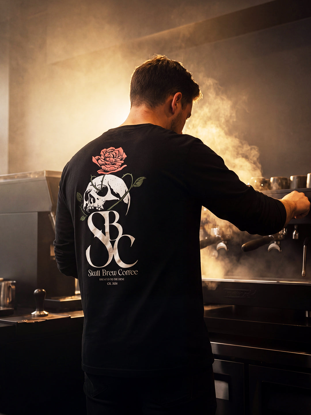 Image of SBC Reaper Rose Long sleeve //  Black